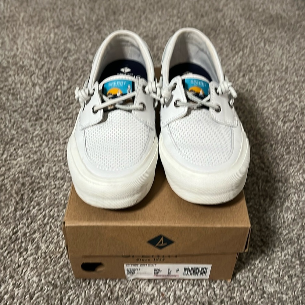 Sperry Soletide Boat White Shoe